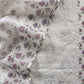 Pink Pure Mul Cotton Hand-block Print Suit With Gold And Resham Embroidery