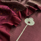 Festive wear silk unstitched suit with kadwa weaving

