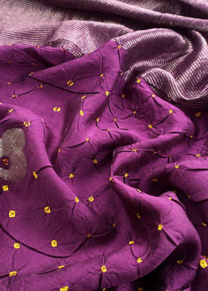 Festive wear silk unstitched suit with kadwa weaving

