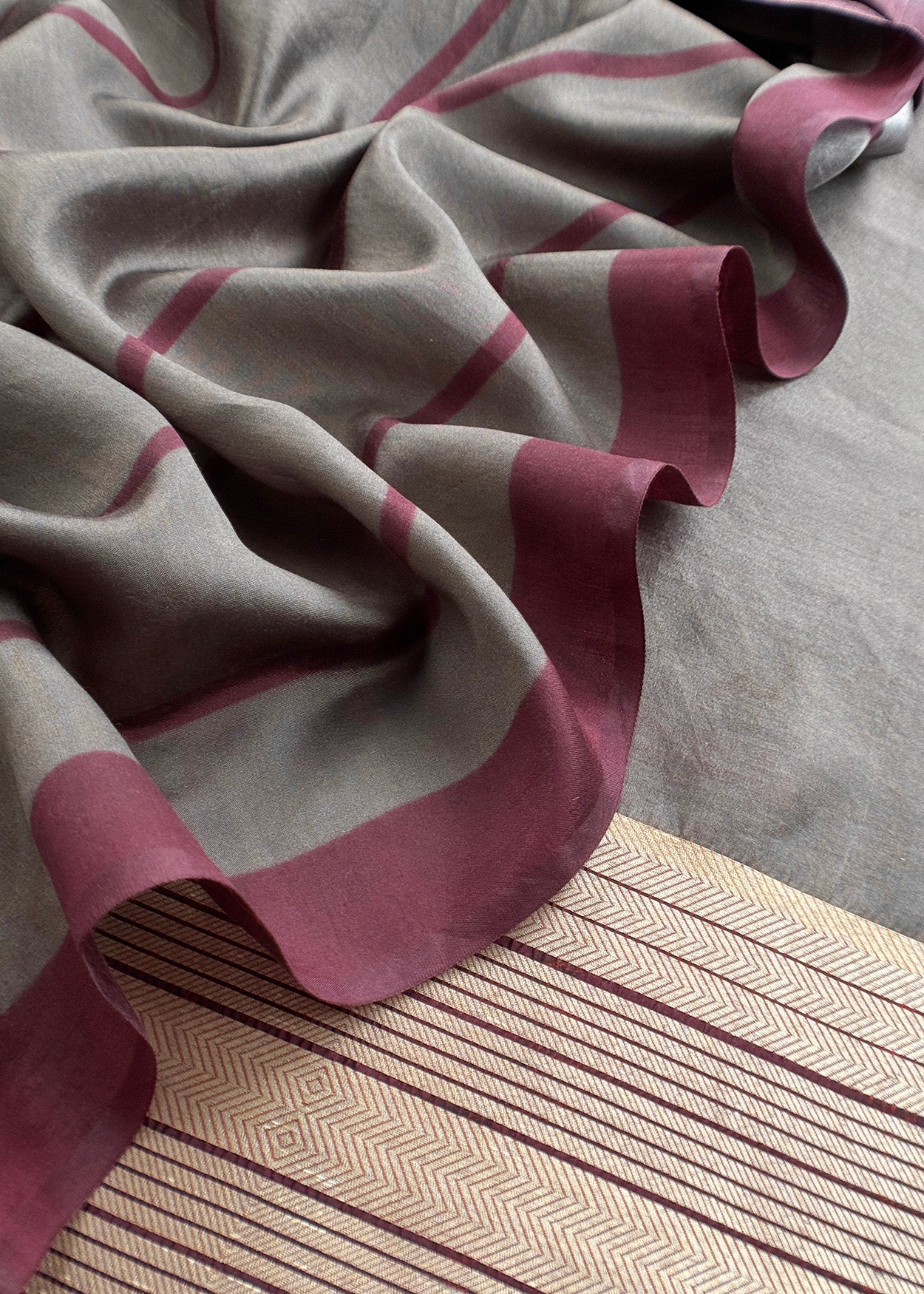 Luxury handloom silk suit with dupatta

