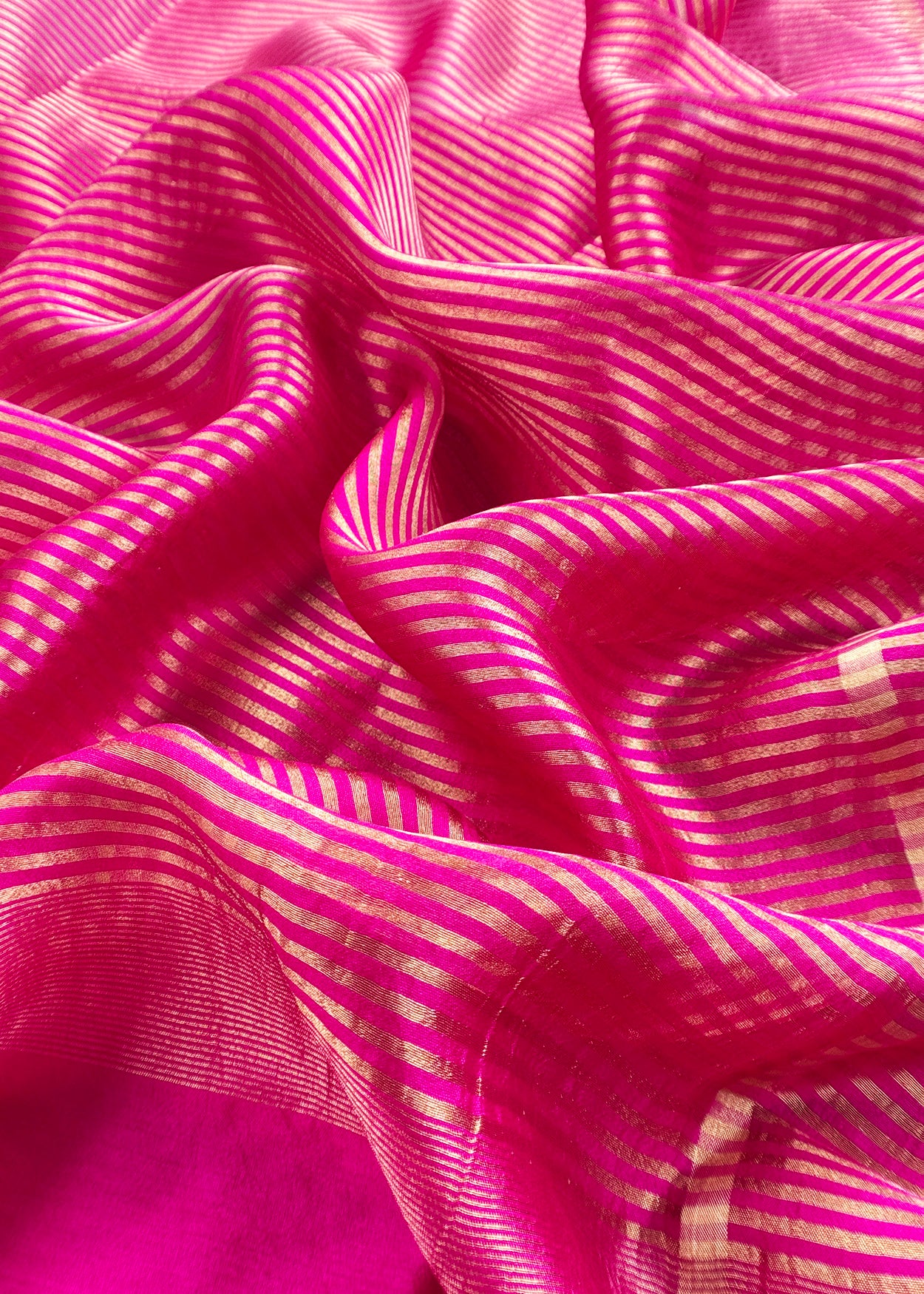Festive wear silk unstitched suit with kadwa weaving

