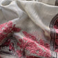 Ivory Crushed Tissue Silk Suit With Chidiya Embroidery