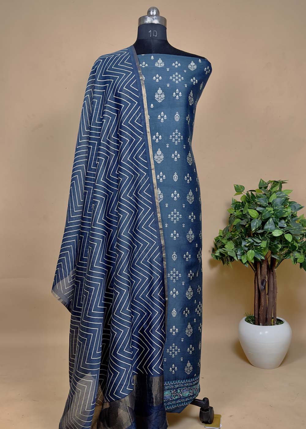 Maheshwari unstitched suit salwar