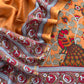 Yellow Maheshwari Silk Suit Fabric With Kalamkari Print