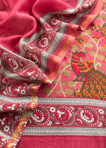 Pure maheshwari suit for women

