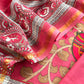 Buy maheshwari suit with Kalamkari print

