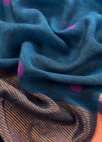 dupatta suit in linen

