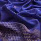 Royal Blue Pure Silk Suit With Meenakari Zari Weaving