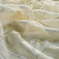 White Pure Linen Suit Fabric With Needle Jamdani Weaving Handmade On Loom