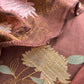 Brown Handloom Mulmul Unstitched With Cross Stitched Embroidery