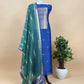 Green Handloom Banarasi Silk Kurta and Kora silk dupatta with Kadwa weaving