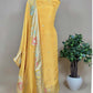 Yellow Upada Silk Suit