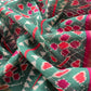Pink Leheriya Maheshwari Silk Unstitched Suit With Patola Dupatta