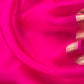 Pink Handloom Varanasi Silk Kurta And Kora Silk Dupatta With Kadwa Weaving
