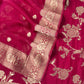 festive wear banarasi georgette khadi suit

