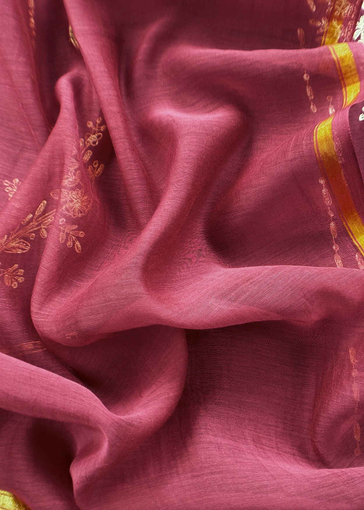 Premium quality mulmul unstitched suit with dupatta


