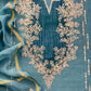 Premium quality mulmul unstitched suit with dupatta

