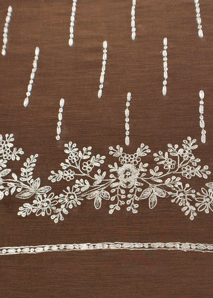 Pure mulmul suit set with pitta work

