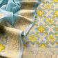 Blue Handloom Banarasi Suit With Paithani Weaving