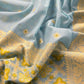 Blue Handloom Banarasi Suit With Paithani Weaving