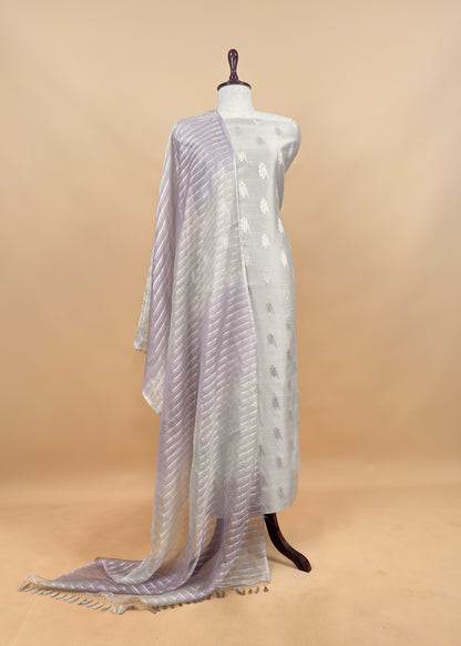 Traditional indian wedding wear tissue silk suit


