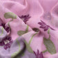 Lilac Floral Jamdani Weave Unstitched Chanderi Suit