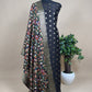 Black Banarasi Suit With Kalamkari Dupatta