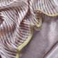 Lavender Pure Tissue Silk Suit Fabric With Banarasi Weaving And Handwork