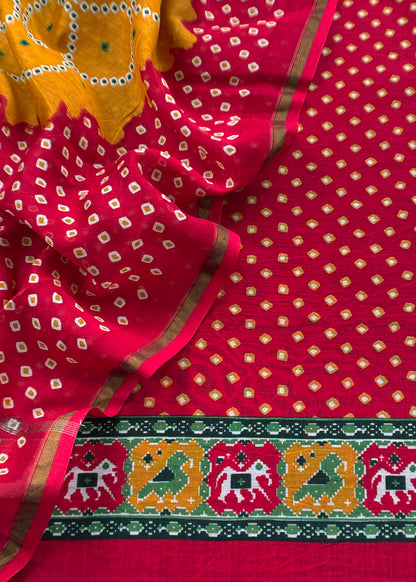 Maheshwari unstitched suit set at the best price

