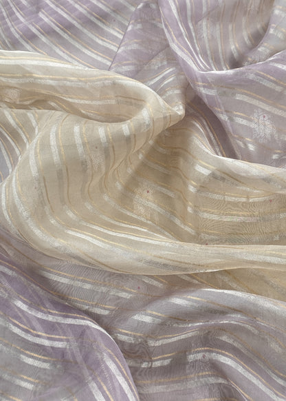 Maharani tissue silk suit with kadwa weaves

