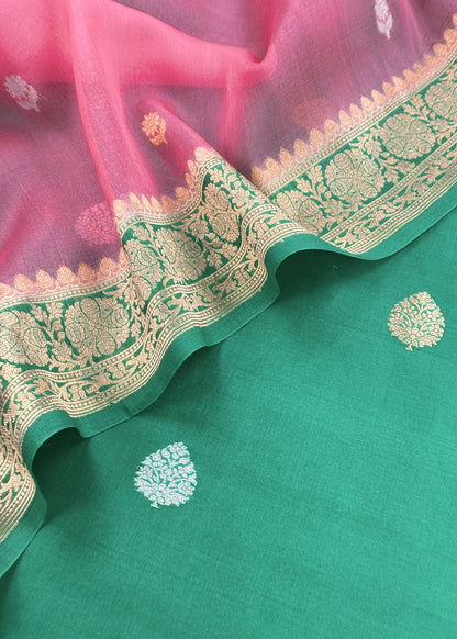 Festive celebration kora silk suit at the best price

