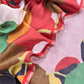 Reds And Pinks Abstract Pure Chiniya Silk Unstitched Suit Fabric