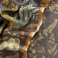 Forest Browns Abstract Pure Chiniya Silk Unstitched Suit Fabric