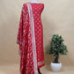 Banarasi Suit In Mulberry Silk With Jacuard Weaving