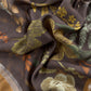 Forest Browns Abstract Pure Chiniya Silk Unstitched Suit Fabric