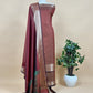 Maroon Pure Silk Suit with Meenakari Kani weaving