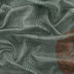 Pine Green Raw Silk kurta And Organza Dupatta With Ajrakh Appliqué Work
