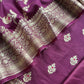Banarasi Suit In Mulberry Silk With Jacuard Weaving