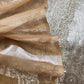 Gold Varanasi Brocade Silk Kurta And Double Panel Tissue Dupatta With Handwork