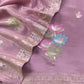 Pure Handwoven Tissue Suit Silk With Meenakari Weaving