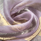 Purple Varanasi Brocade Silk Kurta And Double Panel Tissue Dupatta With Handwork