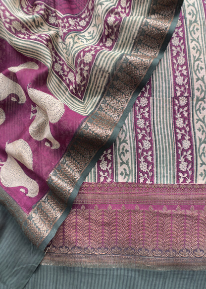 Pure maheshwari suit for women

