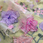 Organza unstitched suit with dupatta

