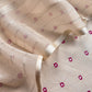 Beige Pure Silk Bandhani Kurta and Kora Silk Dupatta