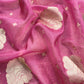 Indian Traditional Wear Brocade Organza Fabric

