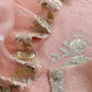 Mulmul suit set with appliqué work

