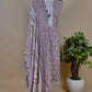 Purple Cotton Suit With Dupatta