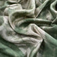 Forest Green Pure Chanderi Unstitched Suit With Banarasi Weaving And Digital Print
