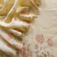 Lemon Yellow Pure Mul Chanderi Suit With Mirror Embroidery