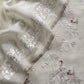 White Chidiya Embroidered Unstitched Suit In Pure Organza